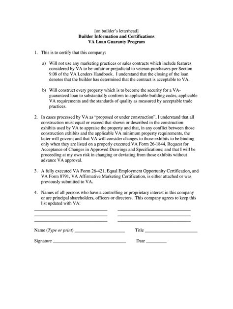 Page 1 of 3 ref. . Va builder radon gas certification form